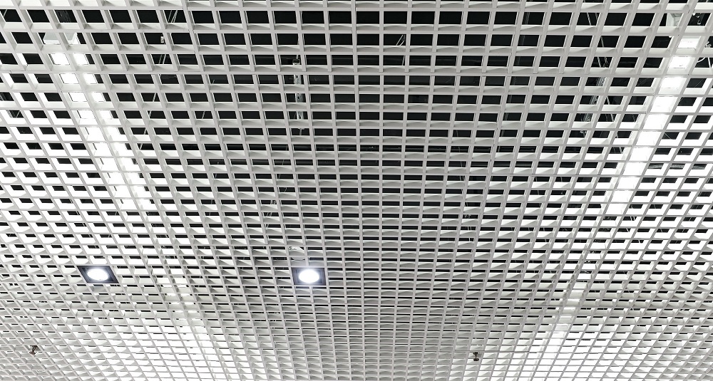 Honeycomb Ceiling Panels, Aluminum, Galvanized, Decorative, Steel